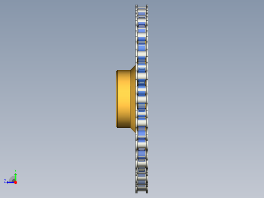 链轮设计chain-sprocket-design-1.snapshot.5---inventor右视缩略图