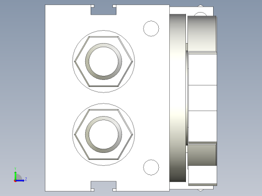 旋转气爪PRC16ST-90左视缩略图