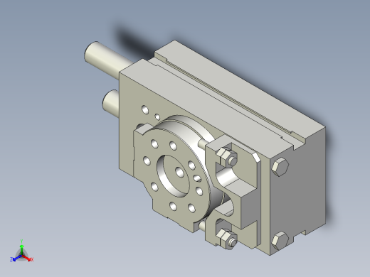 旋转气爪PRC16ST-90正等轴测缩略图