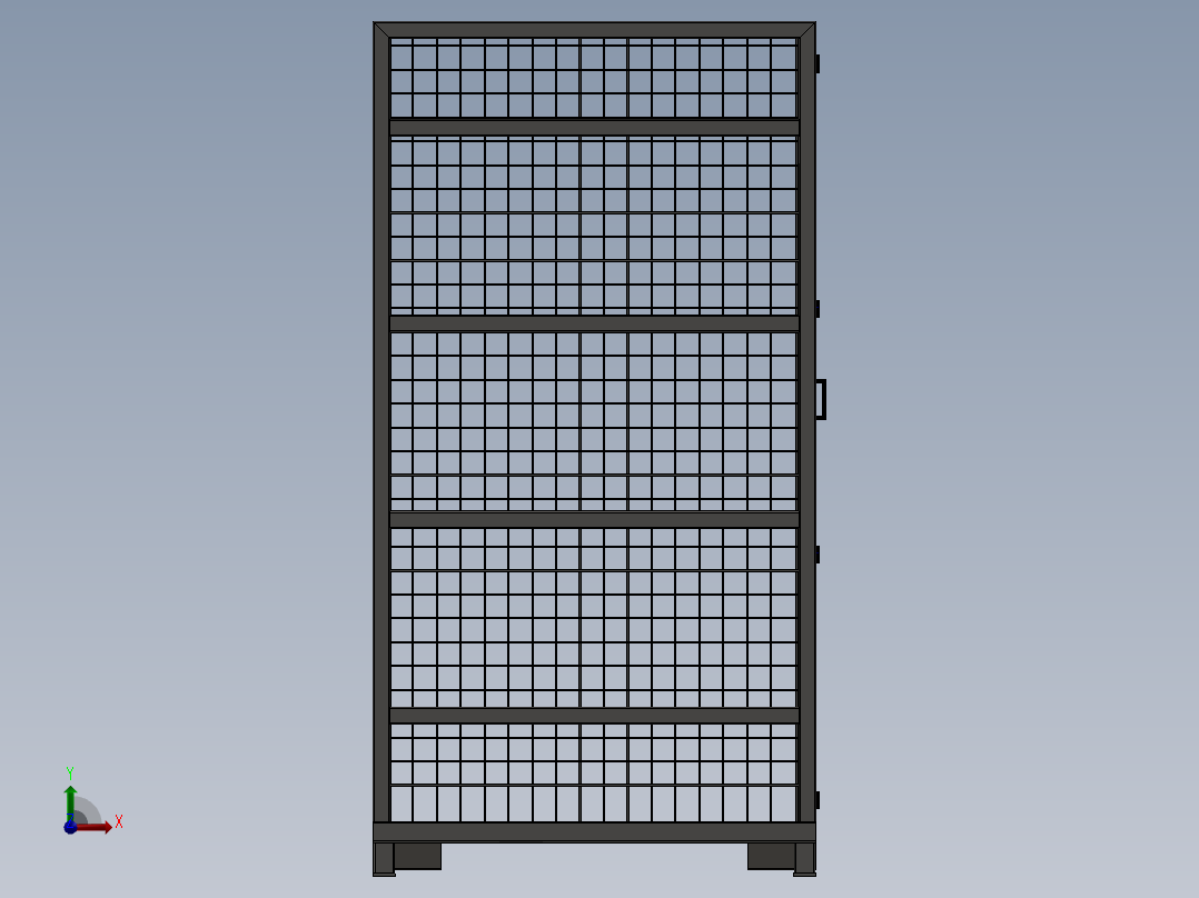 托盘 设计模型 (25)前视图