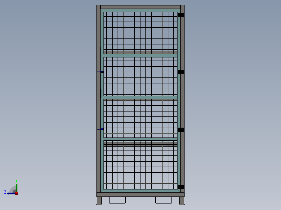 托盘 设计模型 (25)右视图