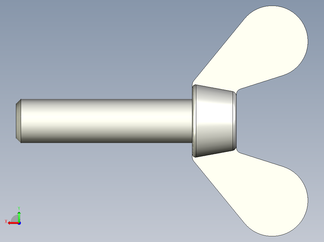 带耳螺钉-DIN_316_Wing_screws_4x0.7x16-13.9-7_20_1.9_10.5_4.stp后视图