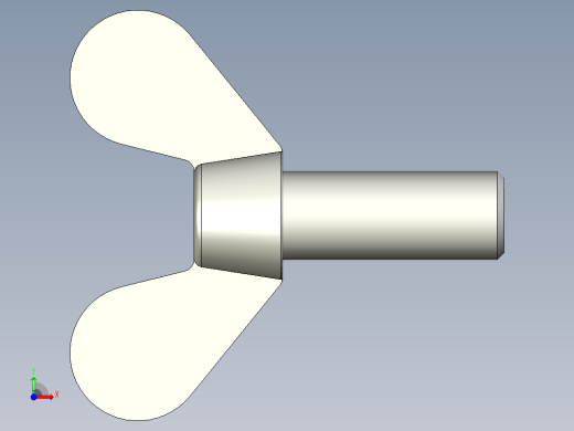 带耳螺钉-DIN_316_Wing_screws_16x2x40-34-24_73_6.4_38.4_16.stp前视缩略图