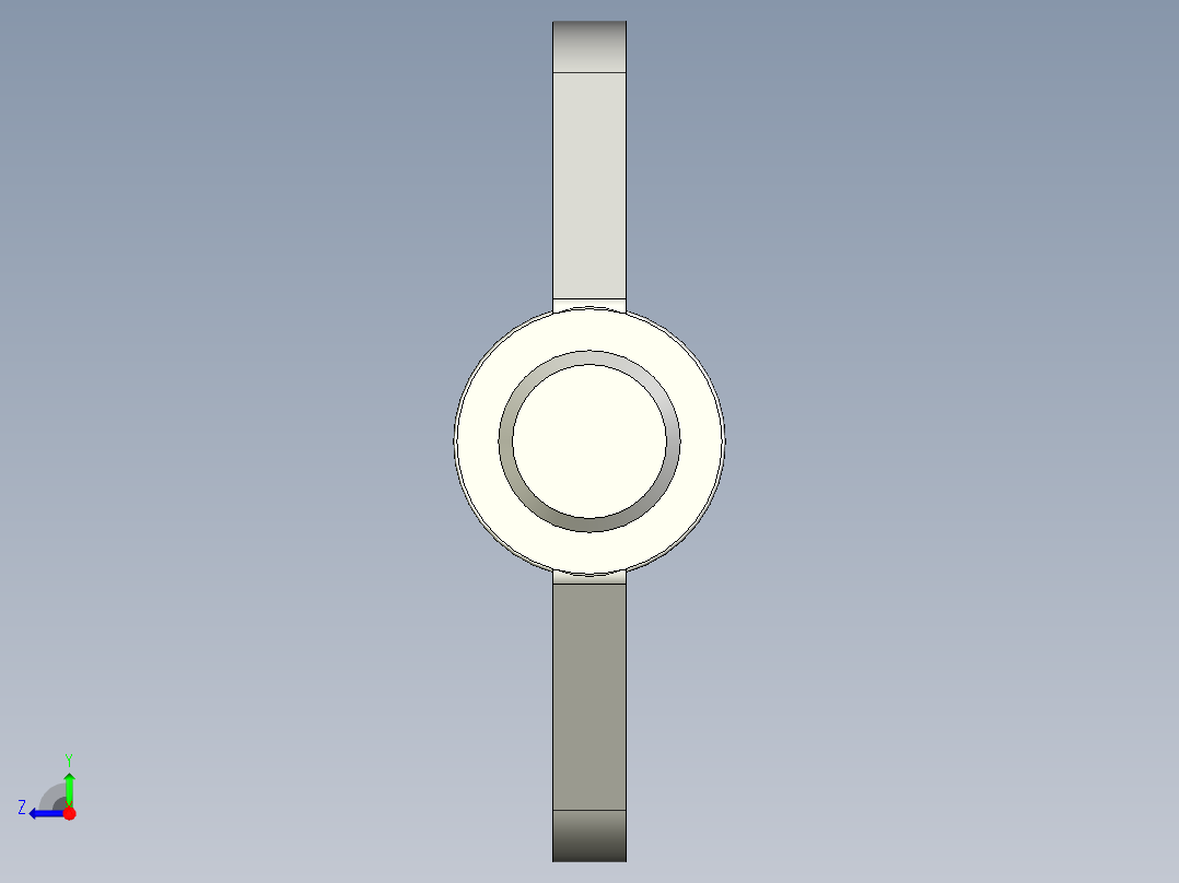 带耳螺钉-DIN_316_Wing_screws_16x2x40-34-24_73_6.4_38.4_16.stp右视图