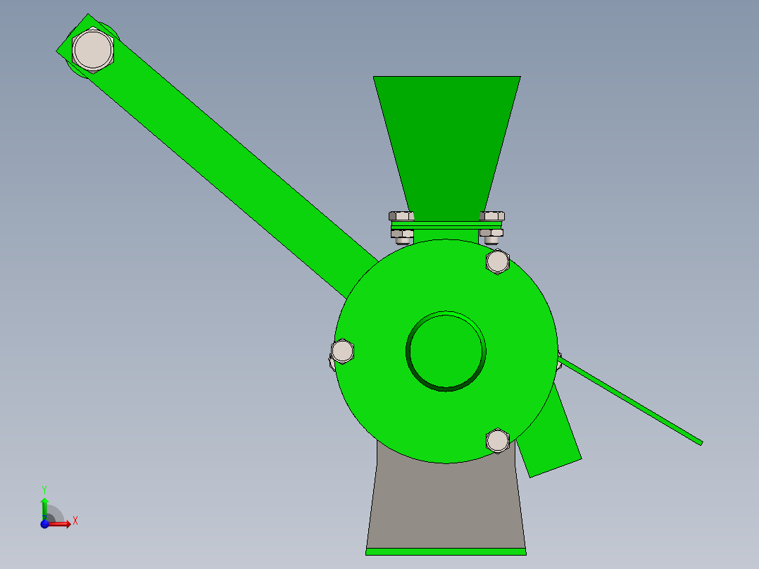 咖啡豆脱壳机sw20可编辑前视图