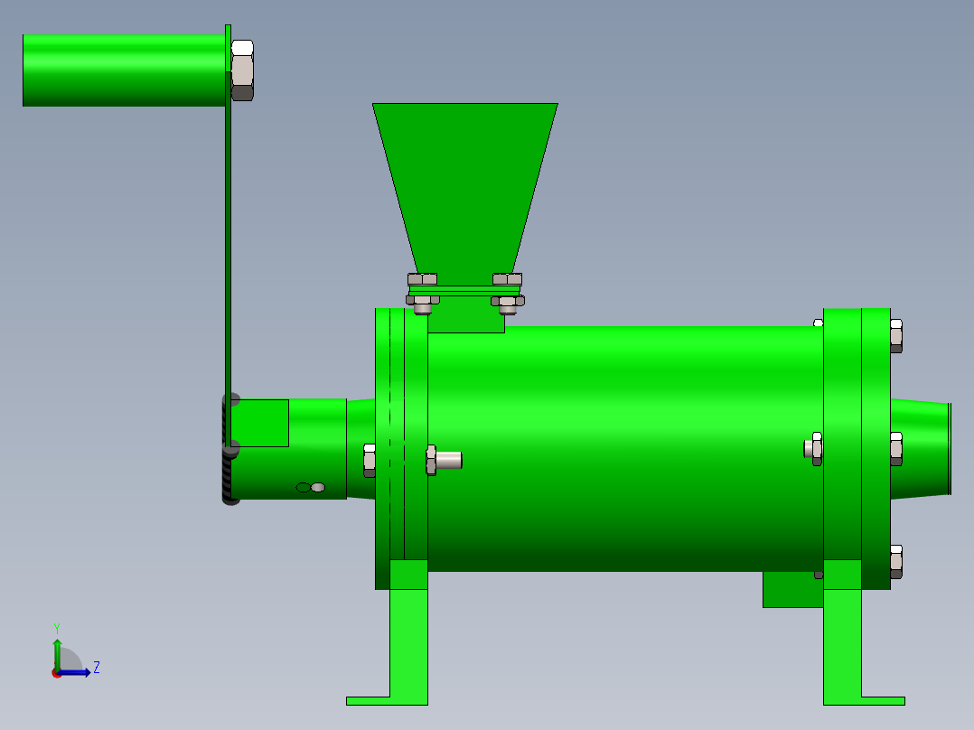 咖啡豆脱壳机sw20可编辑左视图