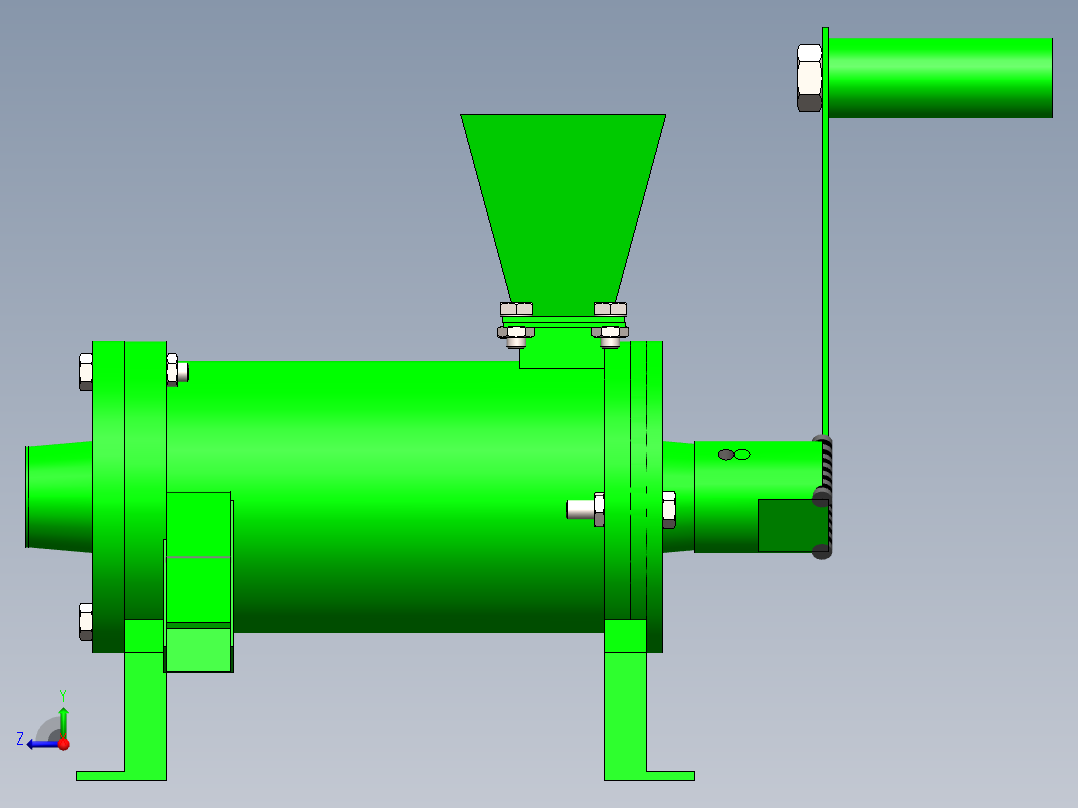 咖啡豆脱壳机sw20可编辑右视图