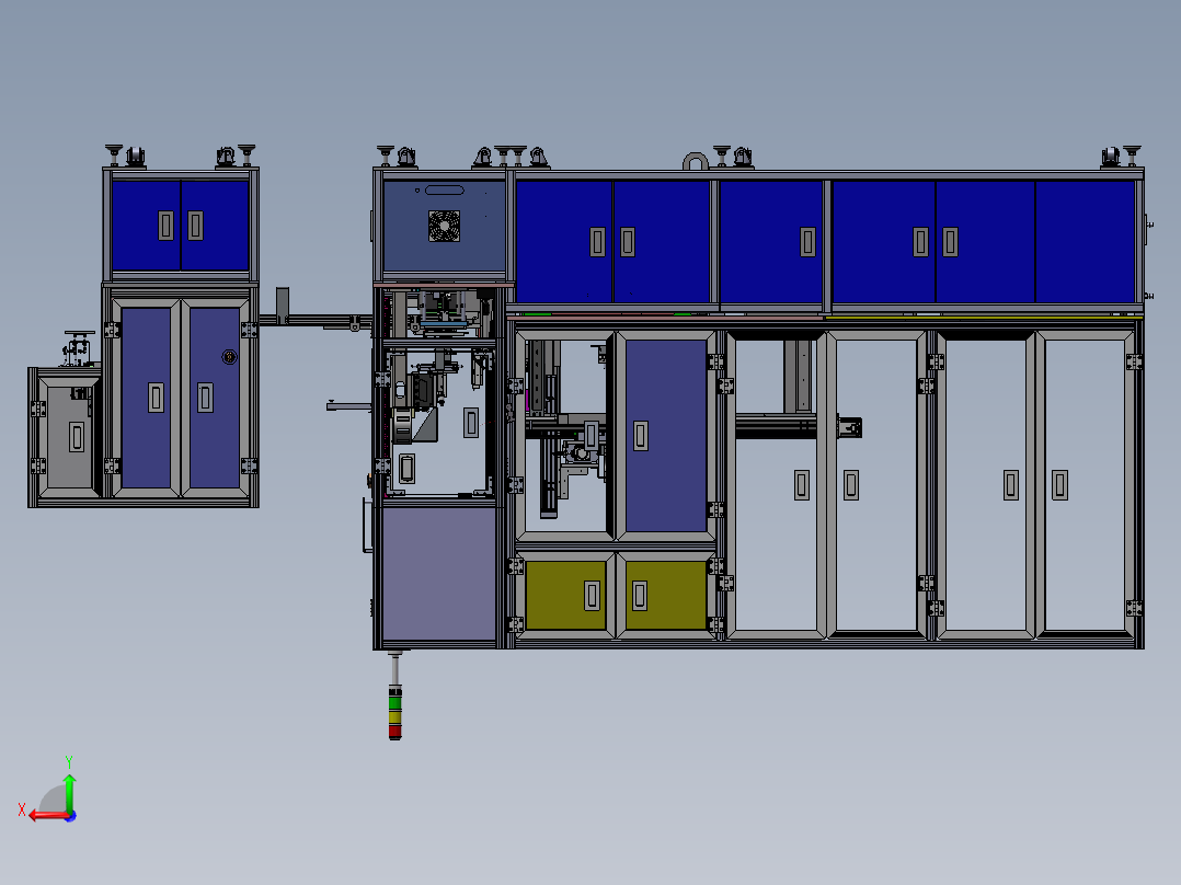 软包锂电池自动上料设备sw18可编辑后视图
