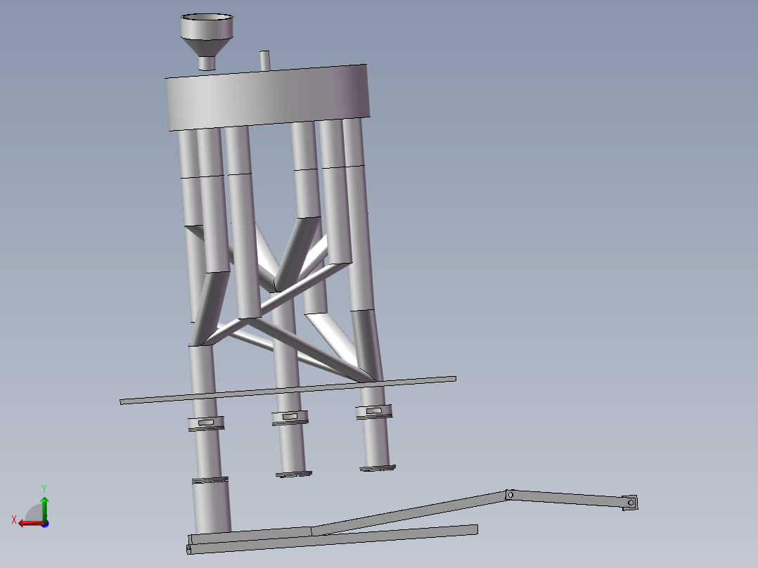 全自动硬币分类包装机后视图