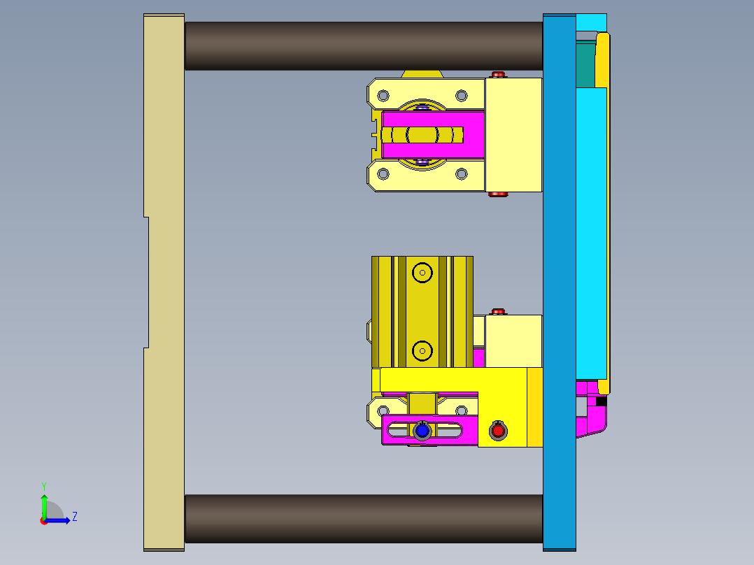 MS1-A-笔记本CNC工装夹具三维模型CNC1内腔减料-220921左视图