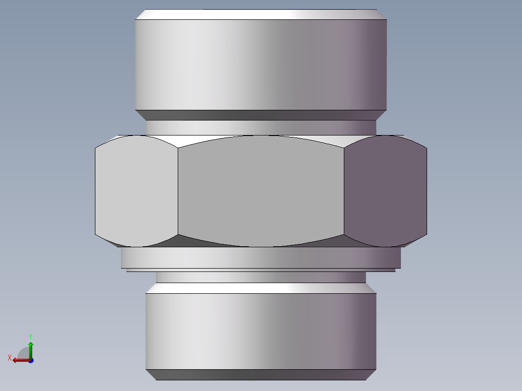 公制螺纹ED密封、1DM-36-33WD后视图
