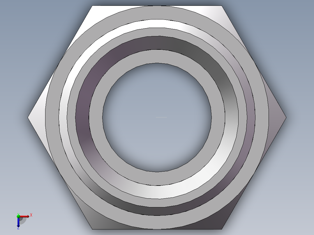 公制螺纹ED密封、1DM-36-33WD俯视图