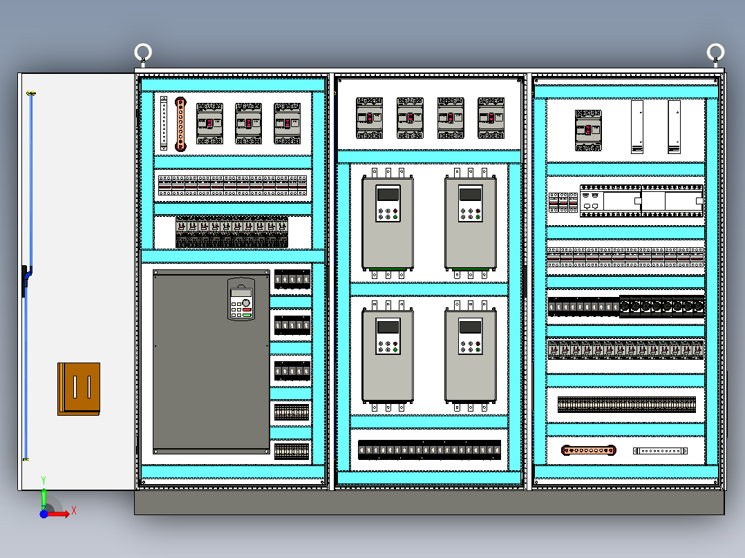 lc控制柜延时组装 63684前视图