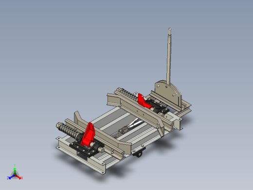 SolidWorks阻车器模型正等轴测缩略图