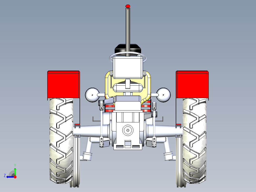 B2004665-拖拉机右视图