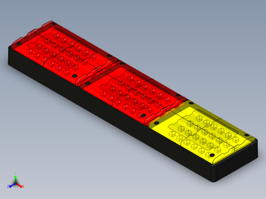 B2005098-LED组合式后刹车尾灯及方向指示灯