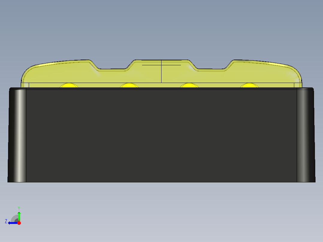 B2005098-LED组合式后刹车尾灯及方向指示灯右视图