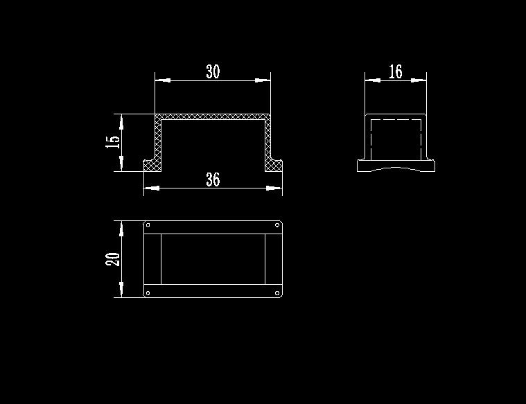 基于NX的厚壁箱体3板式注塑模具设计含4张CAD图
