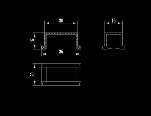 基于NX的厚壁箱体3板式注塑模具设计含4张CAD图缩略图