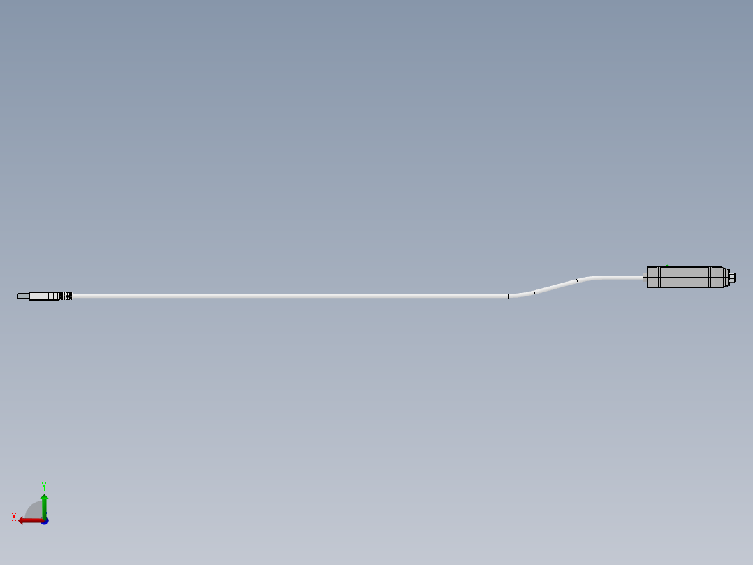 usb 11针转换器后视图