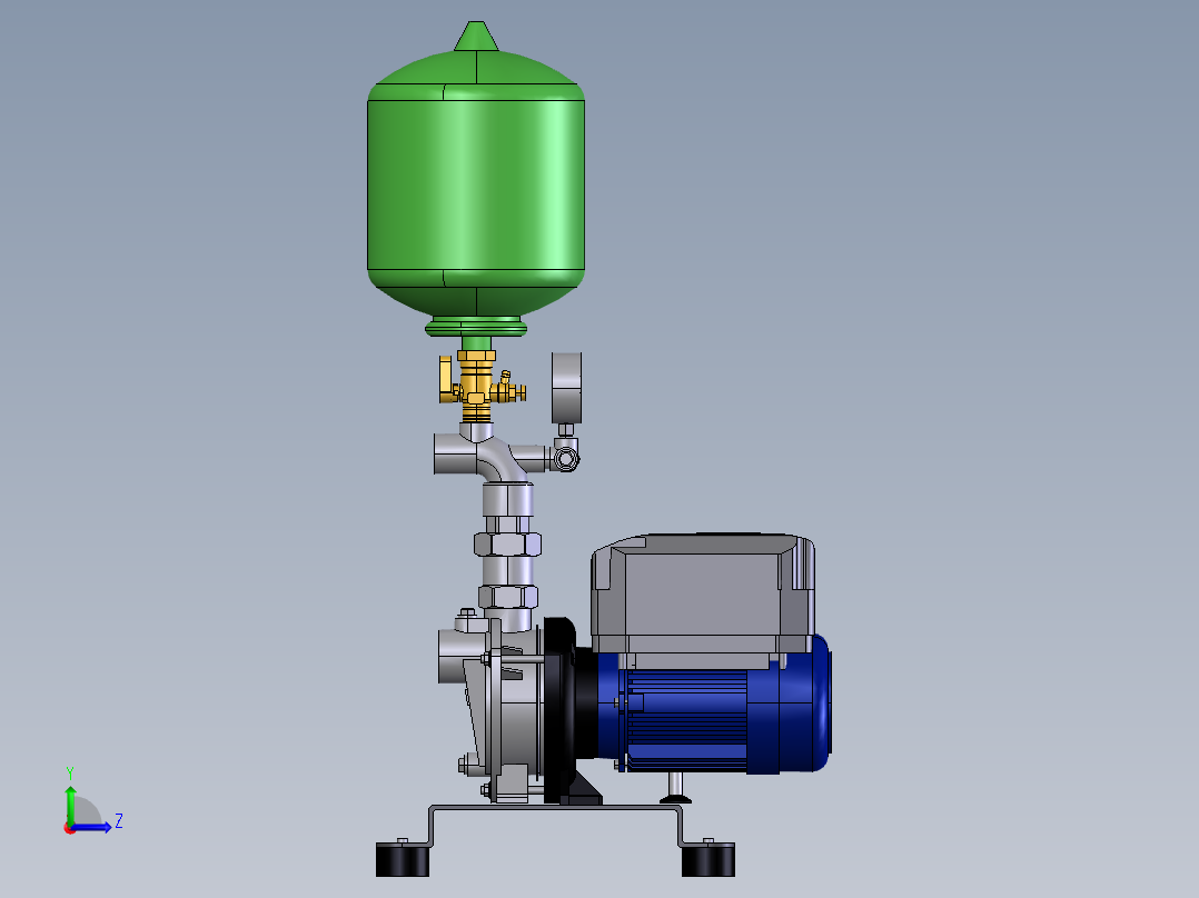 液压单元 MVP1C0402左视图