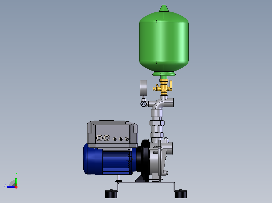 液压单元 MVP1C0402右视图