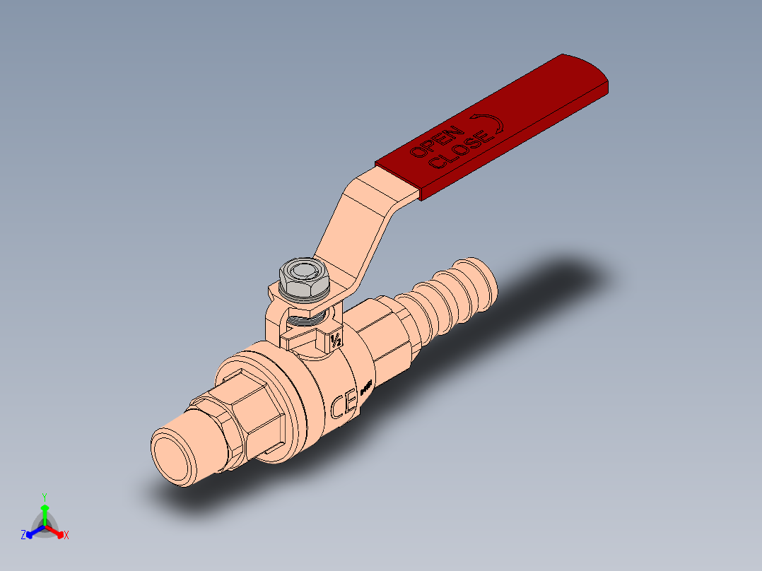 阀 842 de 1-2 pulgada
