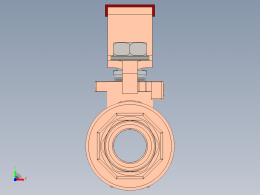 阀 842 de 1-2 pulgada前视缩略图