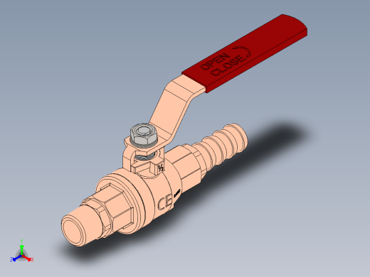 阀 842 de 1-2 pulgada正等轴测缩略图