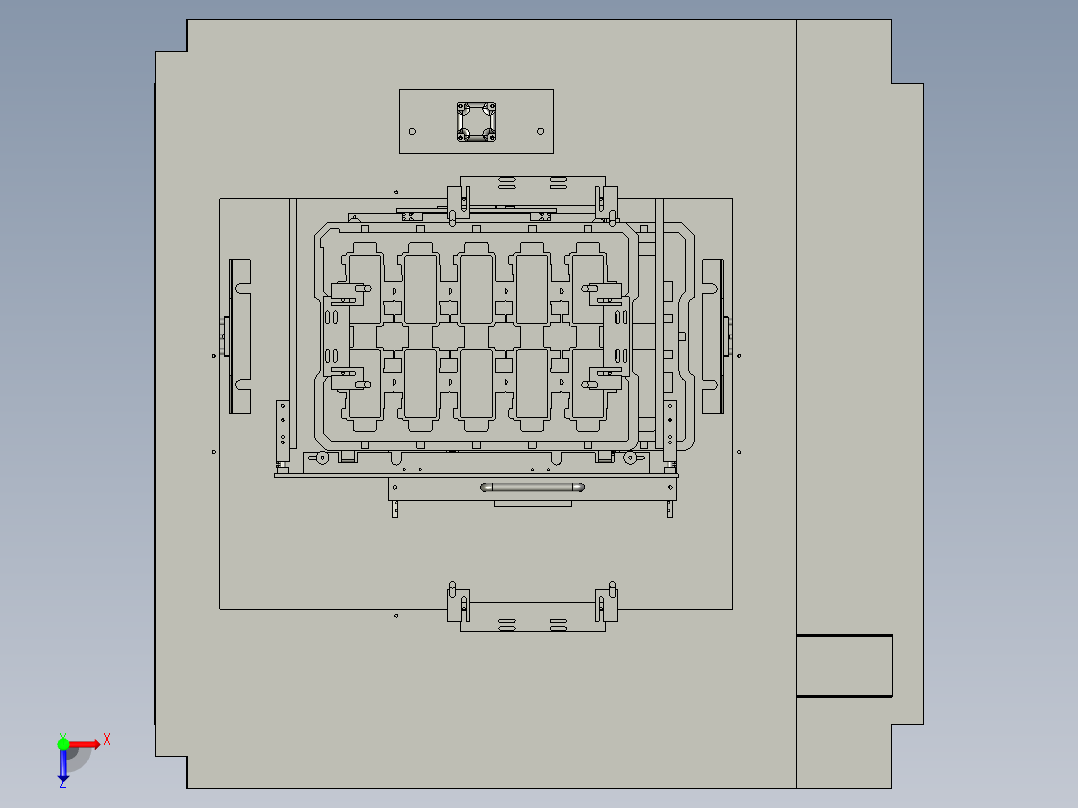 LM18A001-上下料組件俯视图