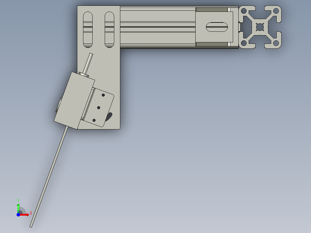 TRD899MINI-228-00铝箔袋核对扫描组件前视图
