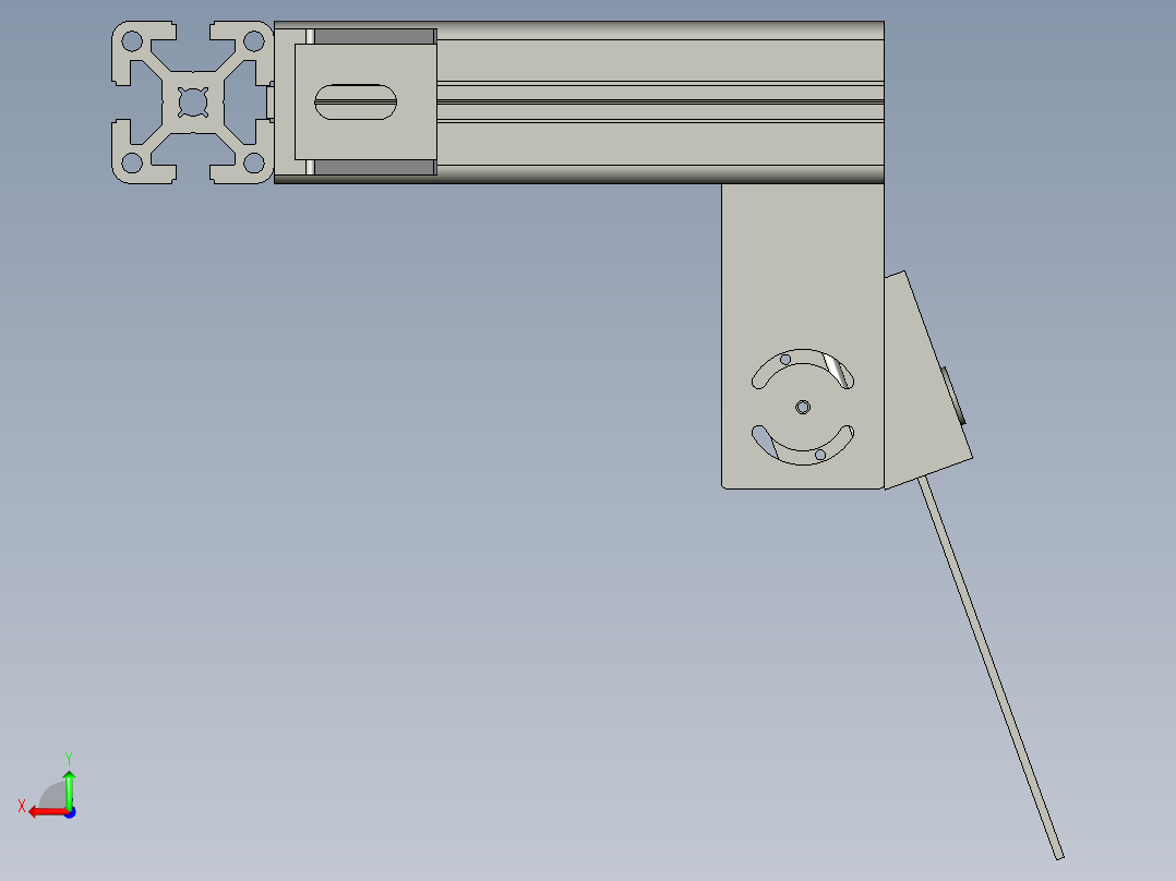 TRD899MINI-228-00铝箔袋核对扫描组件后视图