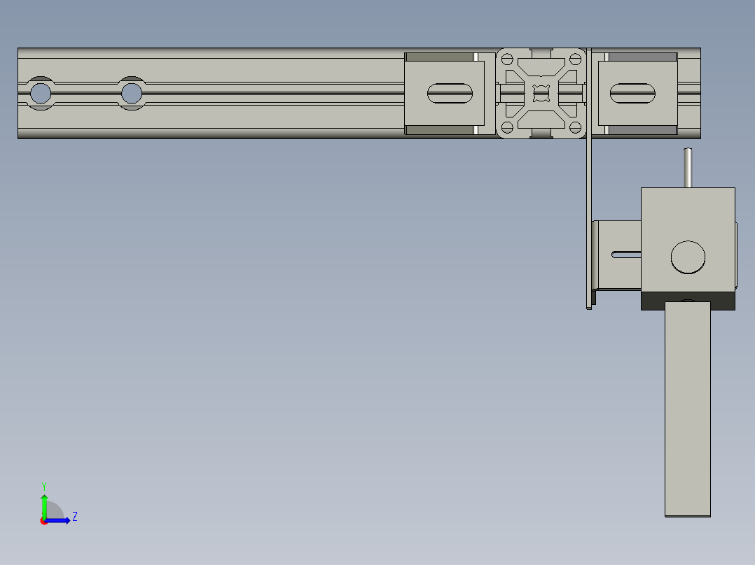 TRD899MINI-228-00铝箔袋核对扫描组件左视图