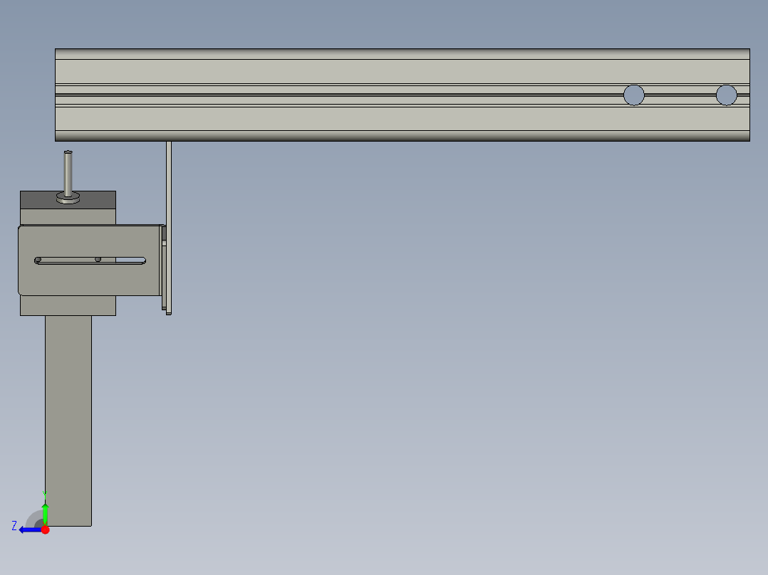 TRD899MINI-228-00铝箔袋核对扫描组件右视图