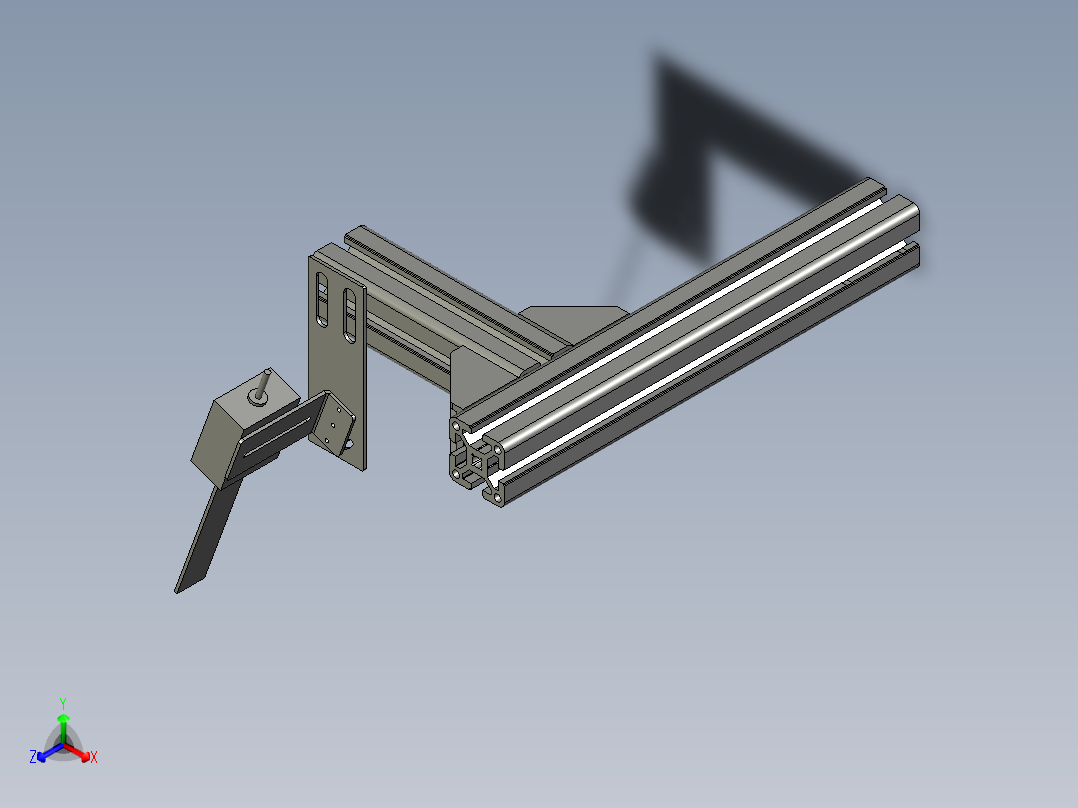 TRD899MINI-228-00铝箔袋核对扫描组件正等轴测图