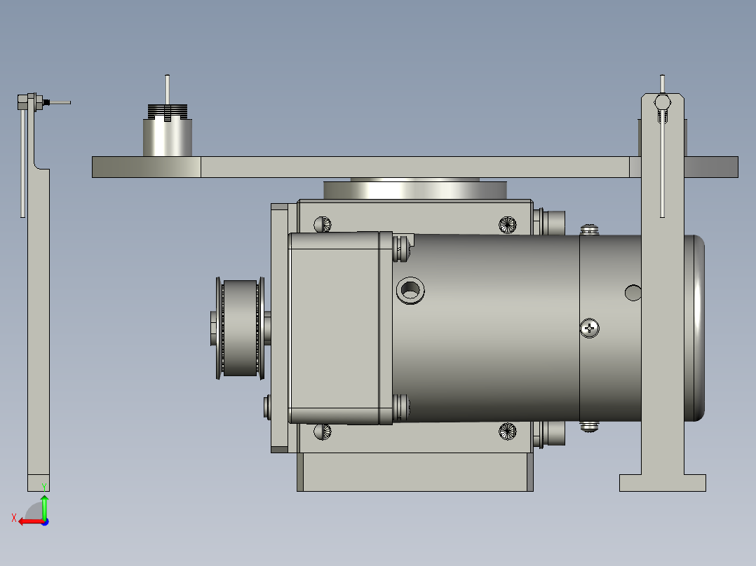 旋转工作台BBB后视图