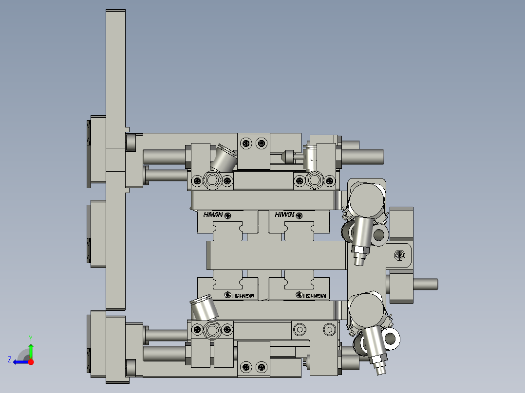 压爪组件右视图