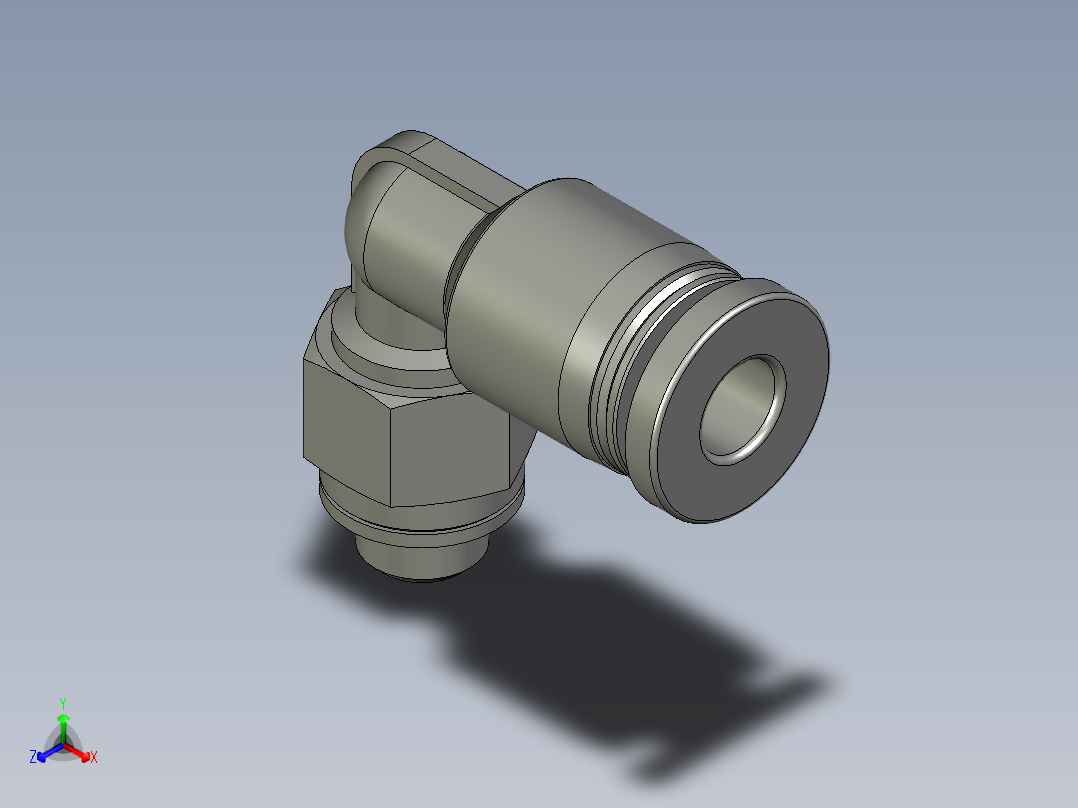 PL4M5弯头市购正等轴测图