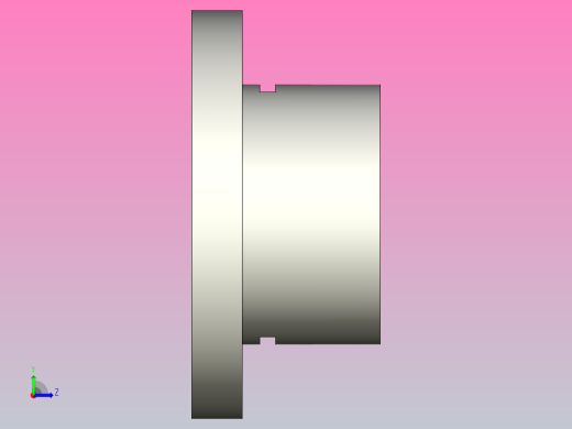 GBJ01-D8导向轴支座（开口型法兰型）左视缩略图