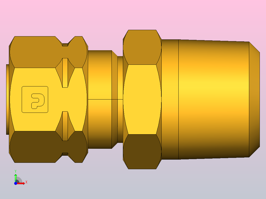 公接头68CA 6 6前视图