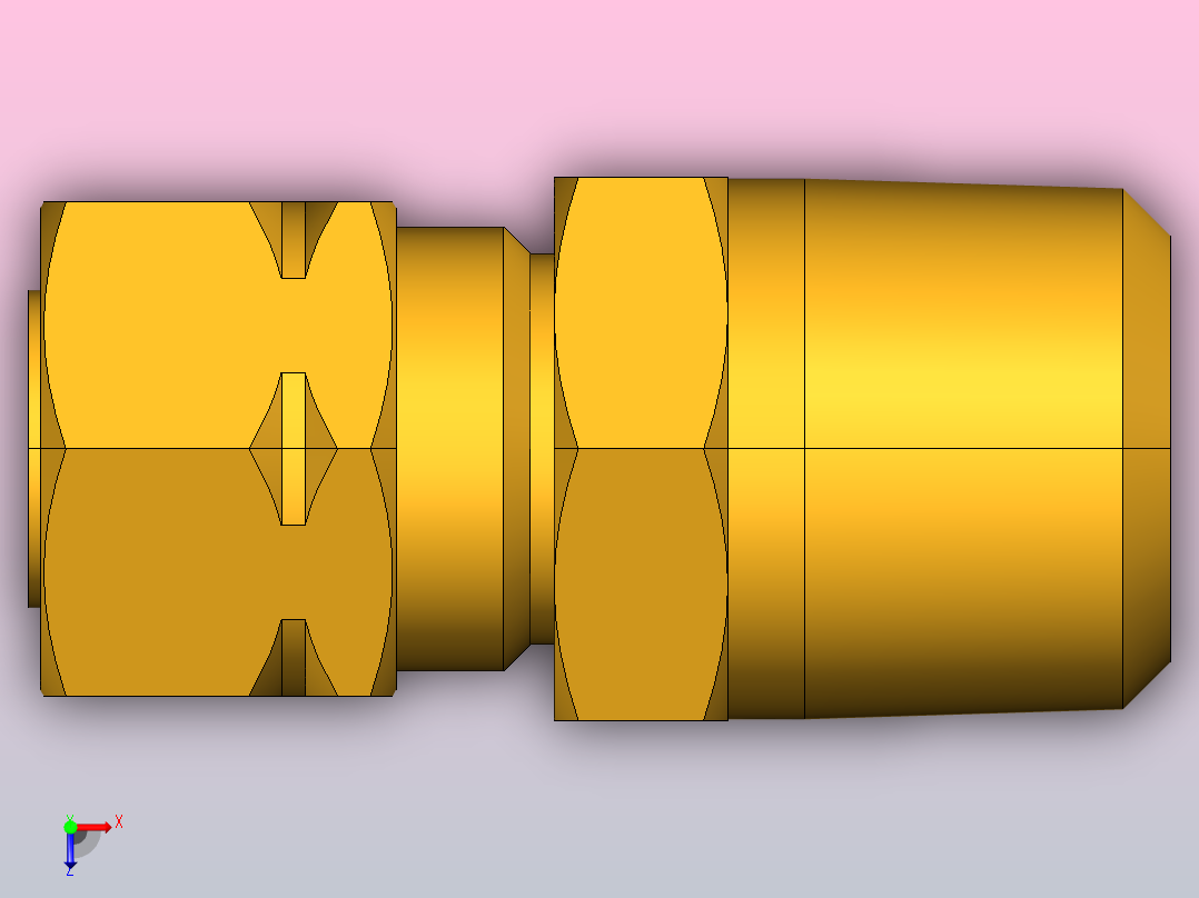 公接头68CA 6 6俯视图