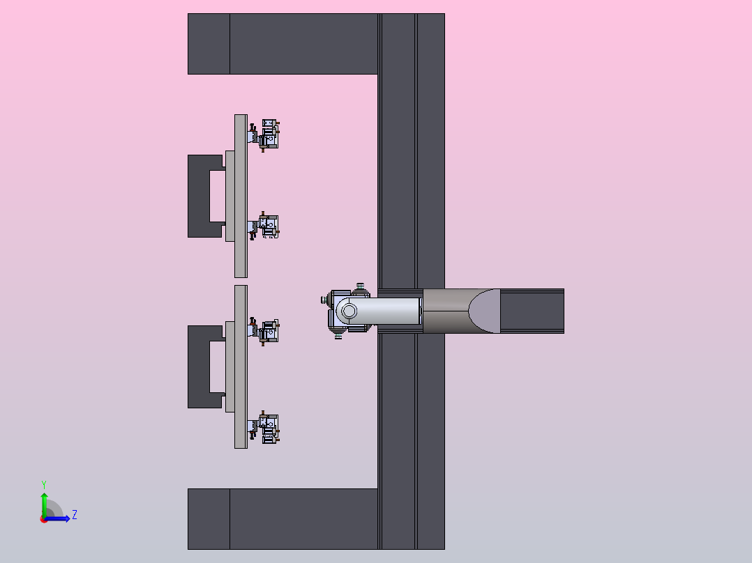 数控五轴左视图