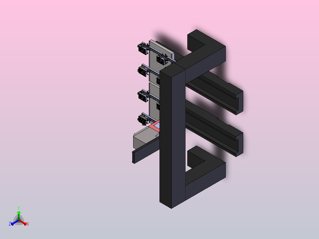 数控五轴正等轴测图