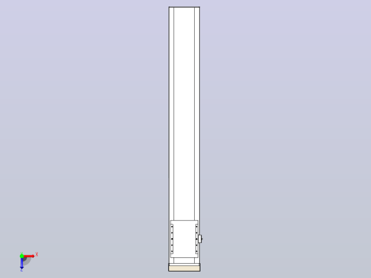 滚珠丝杠直线轴带导轨全封闭TPA-HCR-202D-2510C-L1350-MP-C-P75-N3俯视缩略图
