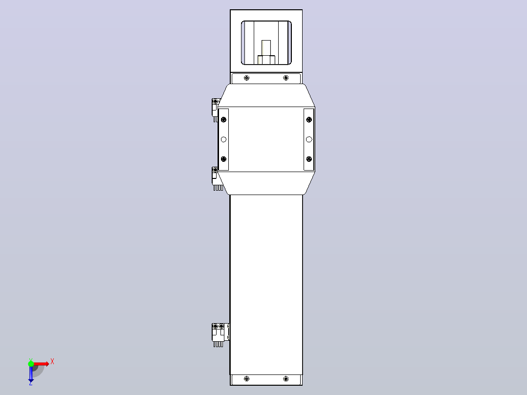 钢基模组TPA-KCR-8610C-340A1-M-F0S2俯视图