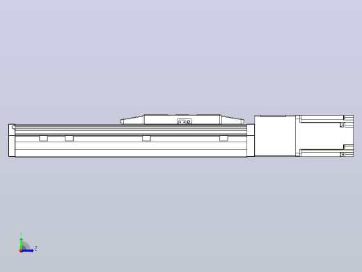 滚珠丝杠直线轴内置导轨TPA-GCR-150-2010C-L200-M-M75-N3左视缩略图