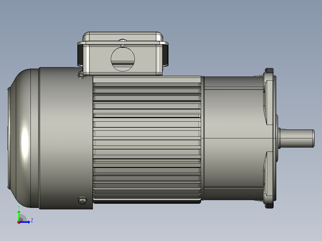 交流减速机ZV400-C(Z)-3K-12.5K(15K-90K)(22轴）左视图