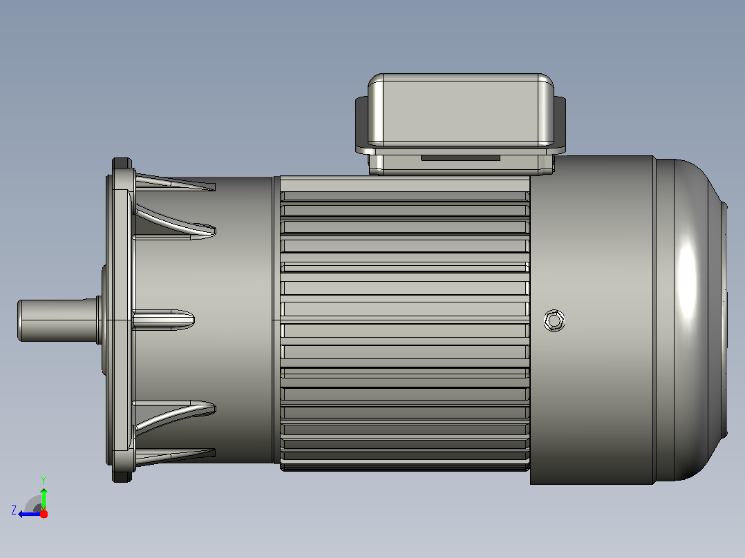 交流减速机ZV400-C(Z)-3K-12.5K(15K-90K)(22轴）右视图