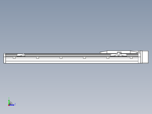 滚珠丝杠直线轴内置导轨TPA-GCR-150-2010C-L600-ML-M75-N3左视缩略图