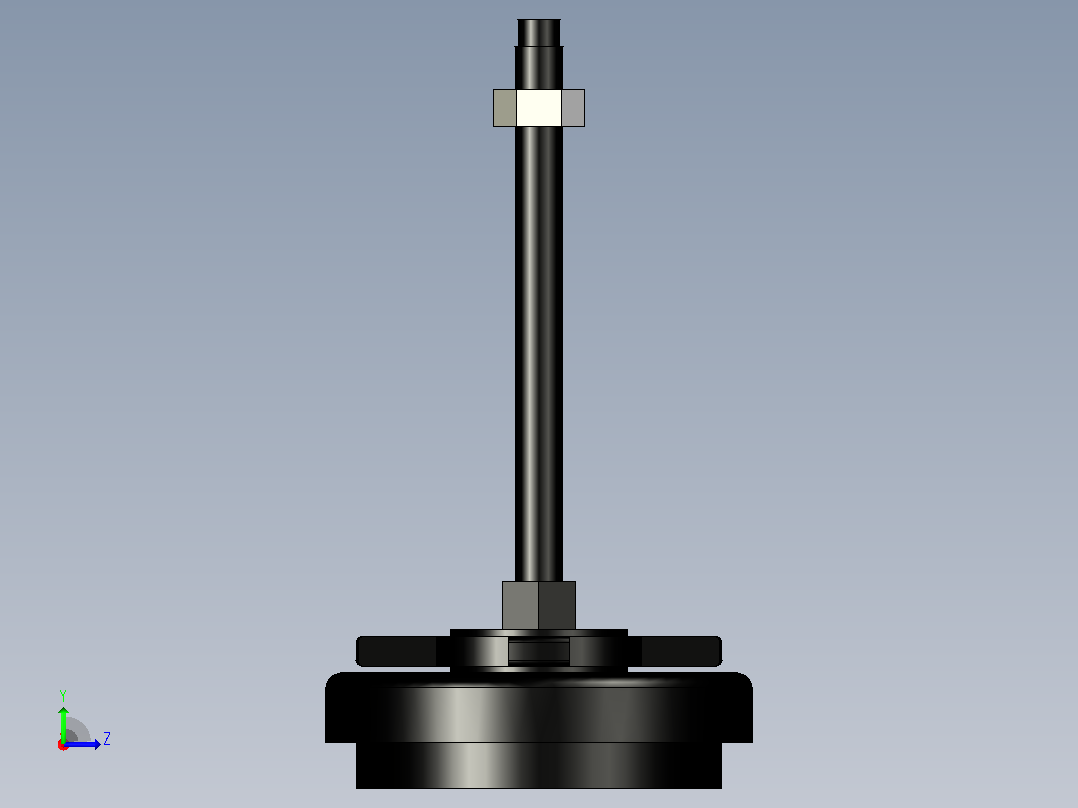 脚轮脚杯3D  WAM04-D140-M16-L175.x_t左视图